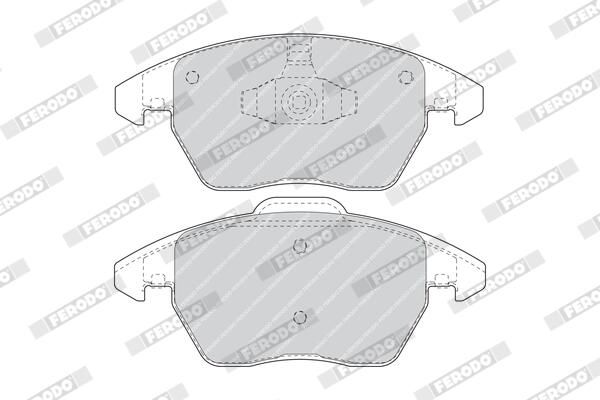 FERODO Plaquettes de frein à disque FDB1728
