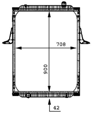 MAHLE CR 698 000P Radiator, engine cooling