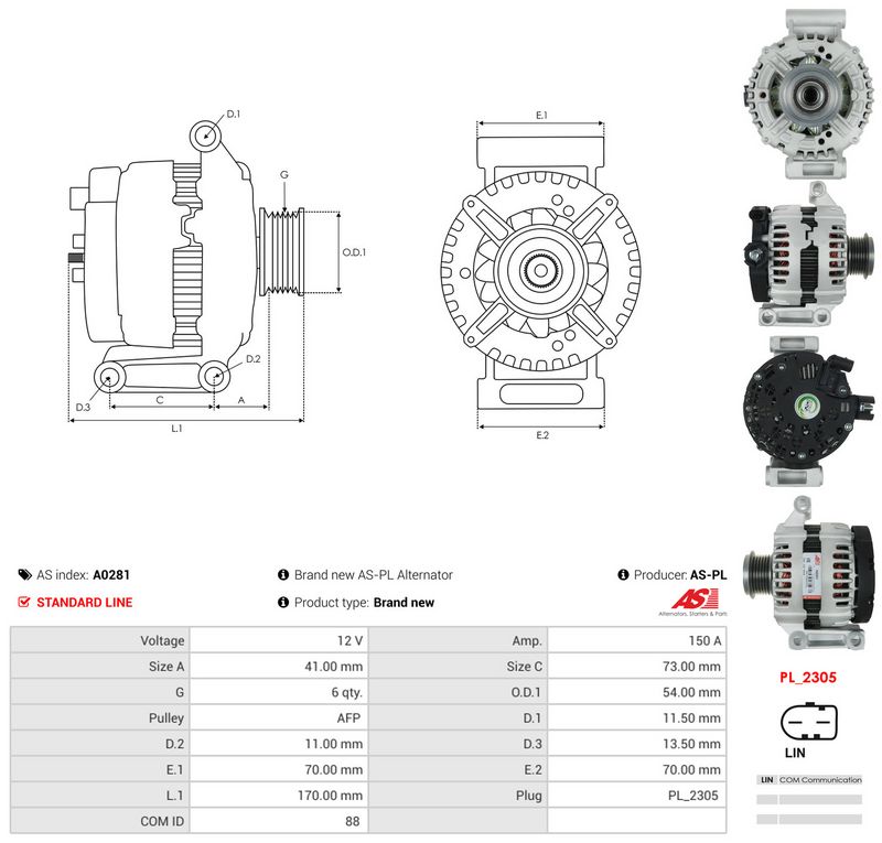 Generaator, AS-PL A0281