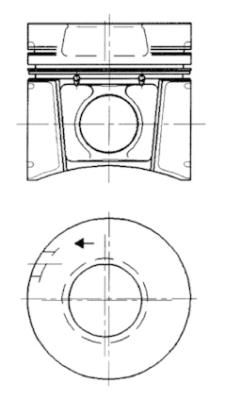 Product Image - Zuiger - 91620600 - KOLBENSCHMIDT