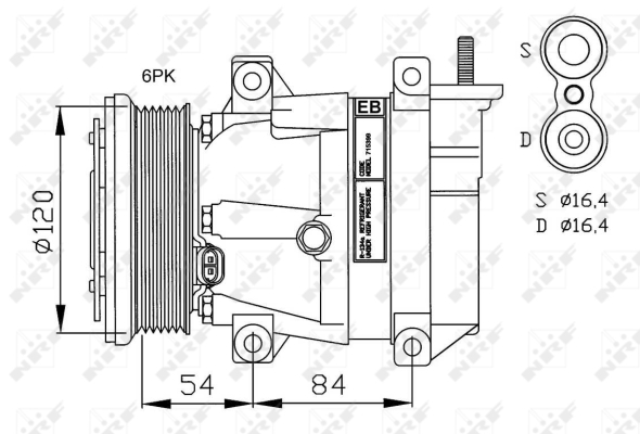 WILMINK GROUP kompresszor, klíma WG2159398
