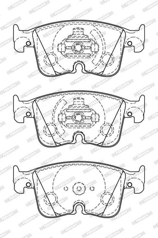 FERODO Plaquettes de frein à disque FDB5349