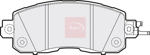 APEC Brake Pad Set, disc brake PAD2219