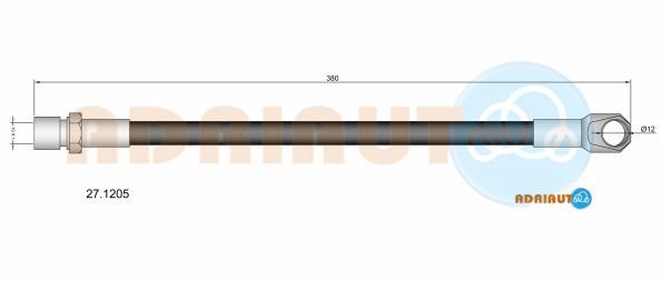Гальмівний шланг, Adriauto 271205
