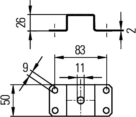 Držák 9XD 990 298-001