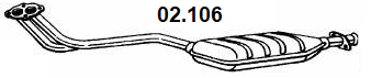 AG & NOVAK 02.106 - Front Muffler