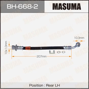 Гальмівний шланг, Masuma BH-668-2