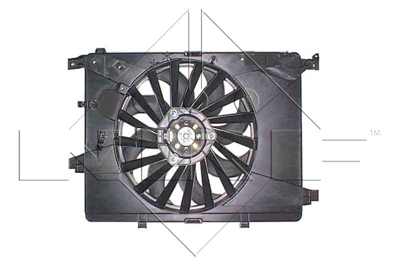 NRF ventilátor, motorhűtés 47202