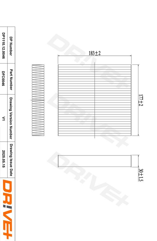 Filtru, aer habitaclu DP1110.12.0046 Dr!ve+