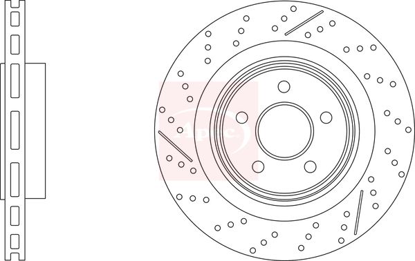 APEC Brake Disc DSK3296