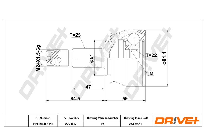 Set articulatie, planetara DP2110.10.1910 Dr!ve+