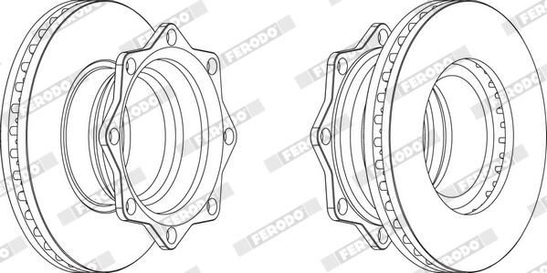 Brzdový kotouč FCR202A
