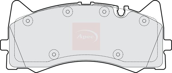APEC Brake Pad Set, disc brake PAD2176