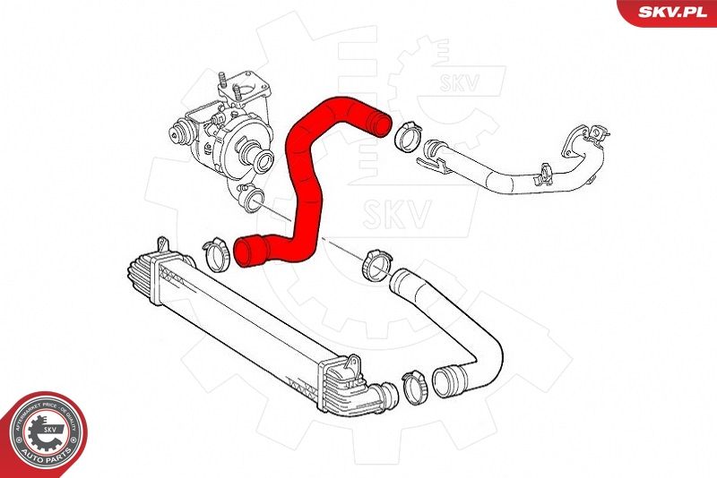 ESEN SKV 43SKV355 Charge Air Hose