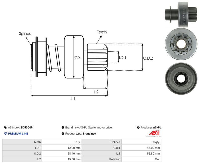 Vabajooks, starter, AS-PL SD5004P