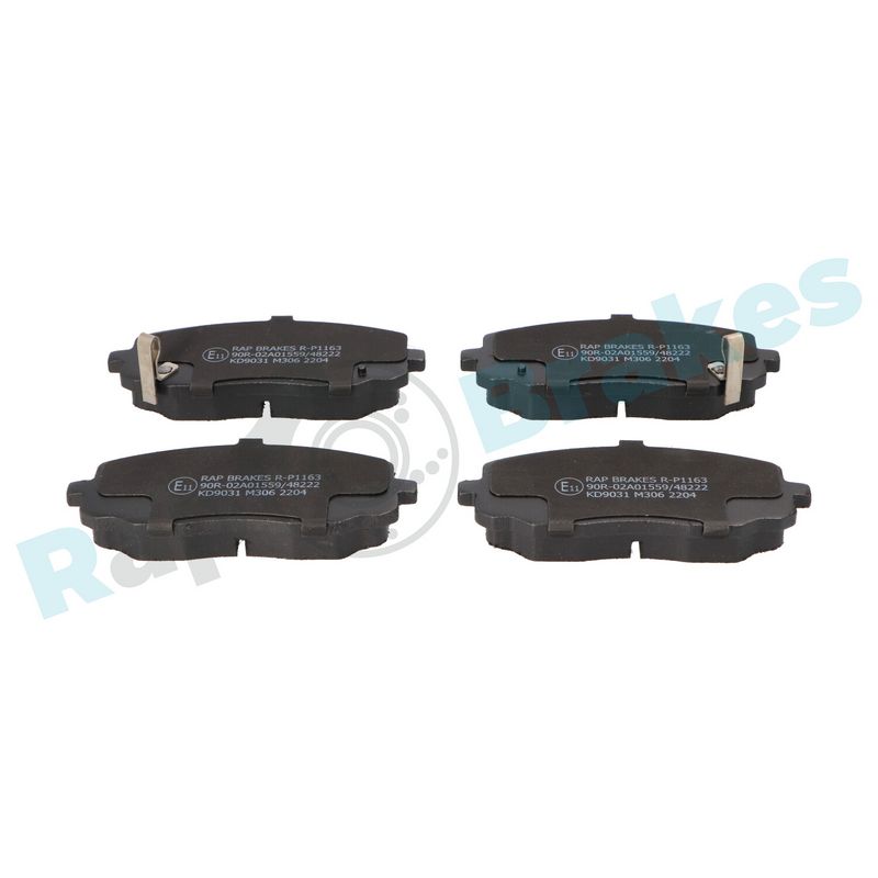 RAP BRAKES R-P1163 Brake Pad Set, disc brake