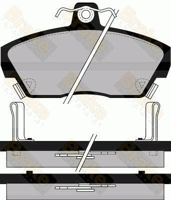 Brake Engineering Brake Pad Set, disc brake PA538