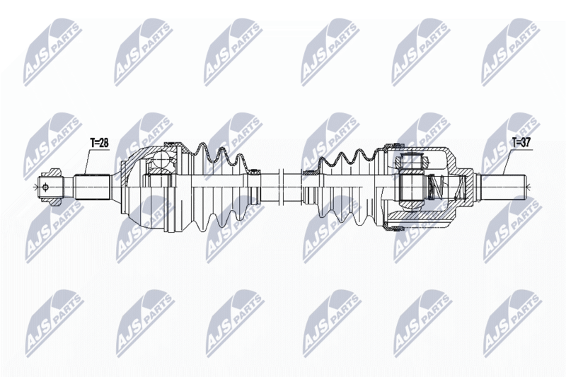 NTY hajtótengely NPW-CT-141