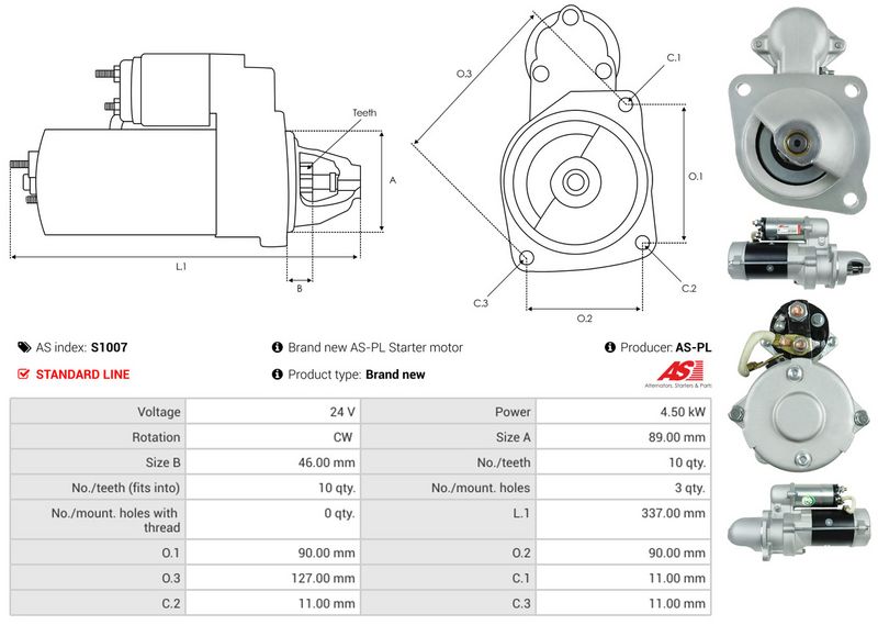 AS-PL S1007 Starter
