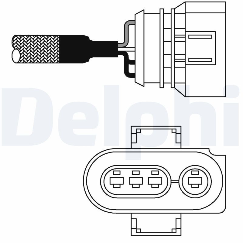 Delphi Lambda Sensor ES10987-12B1