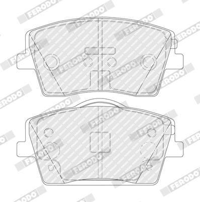 FERODO FDB5277 Brake Pad Set, disc brake