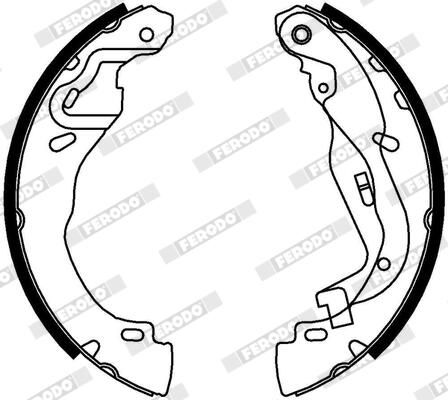 FERODO FSB4332 Brake Shoe Set