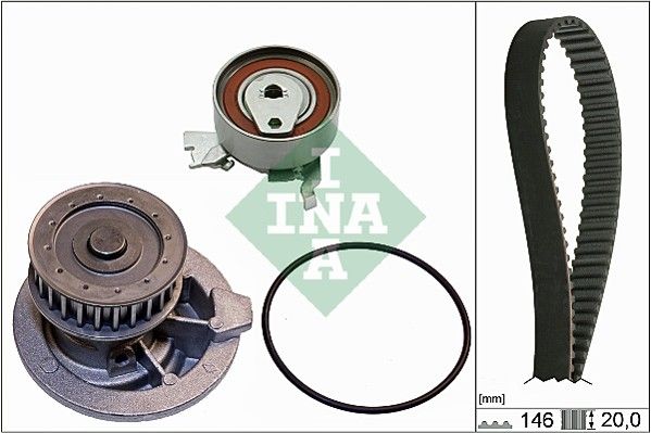 Schaeffler INA Vízpumpa + fogasszíj készlet 530 0147 30