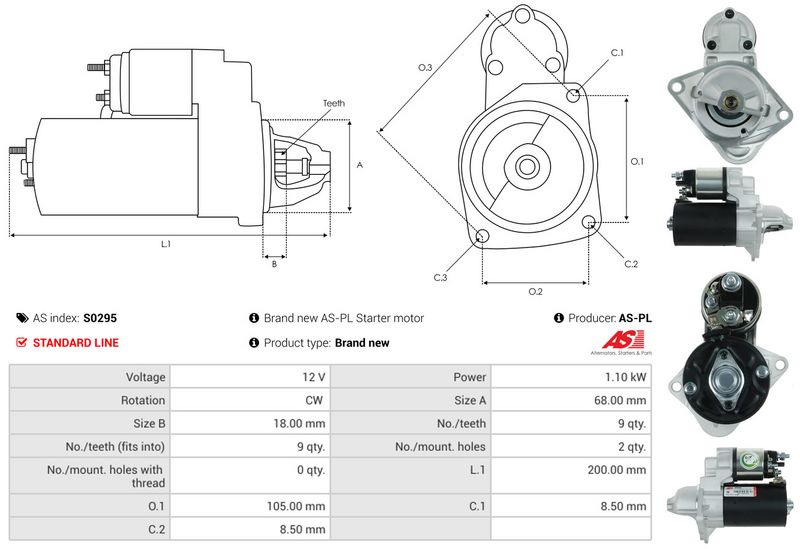 AS-PL S0295 Starter
