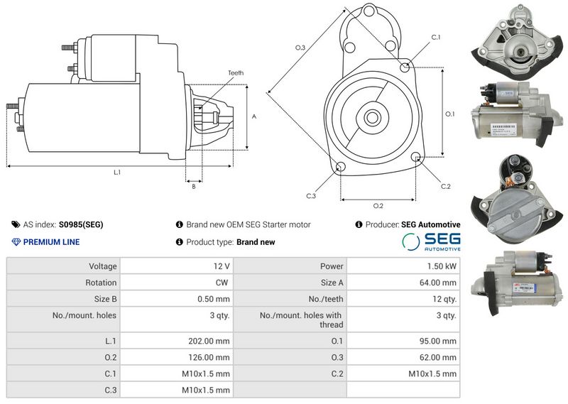 AS-PL S0985(SEG) Starter