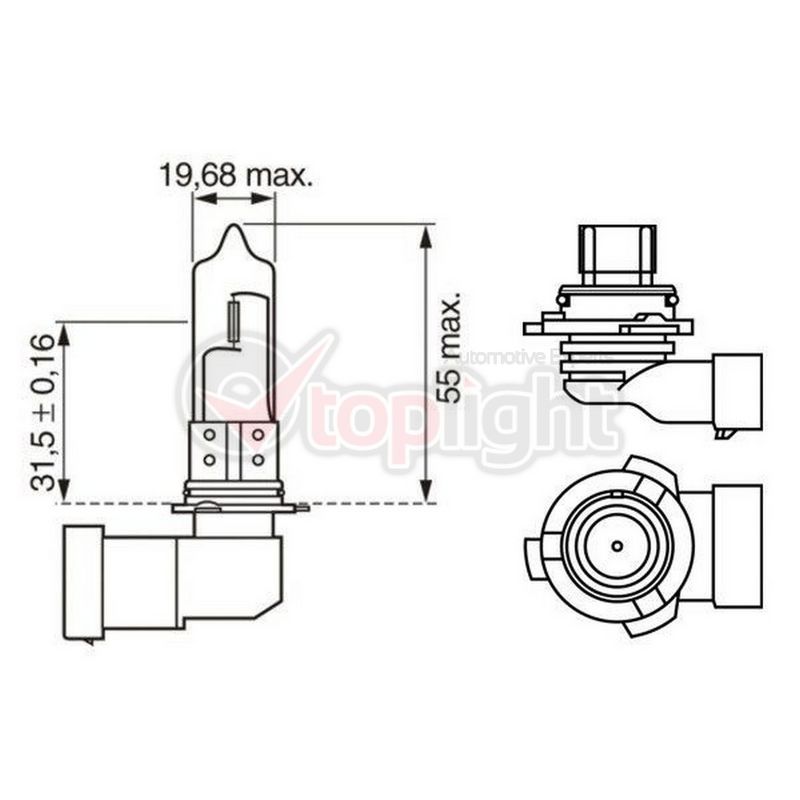 AE TOPLIGHT 39031 Bulb HB4 12V 55W