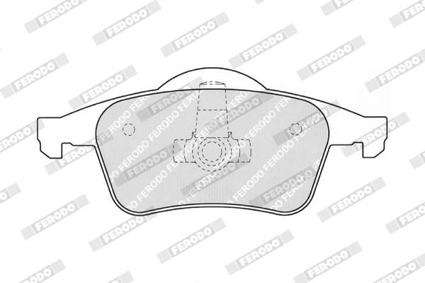 BREMSBELAGSATZ SCHEIBENBREMSE FERODO FDB1383 1