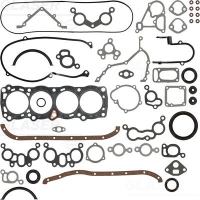 GLASER teljes tömítéskészlet, motor S80871-00