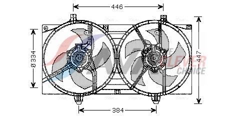 AVA QUALITY COOLING ventilátor, motorhűtés DN7528