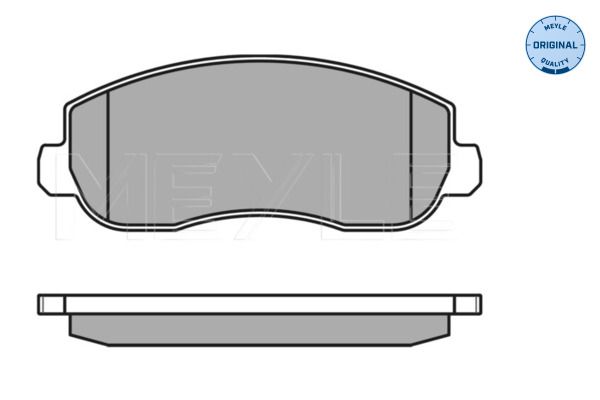 MEYLE 025 251 4718/W Brake Pad Set, disc brake