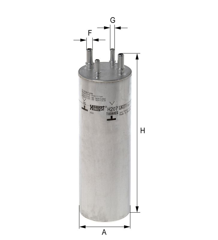 HENGST FILTER Üzemanyagszűrő H207WK01