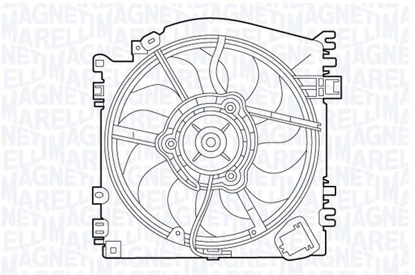 MAGNETI MARELLI ventilátor, motorhűtés 069422537010