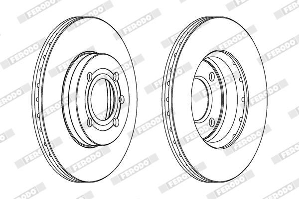 FERODO DDF207C Brake Disc