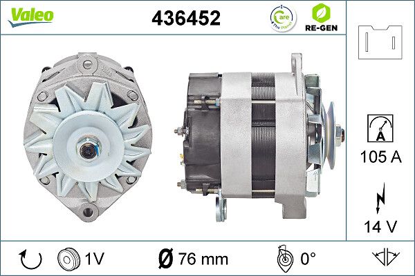 VALEO Dynamo / Alternator 436452