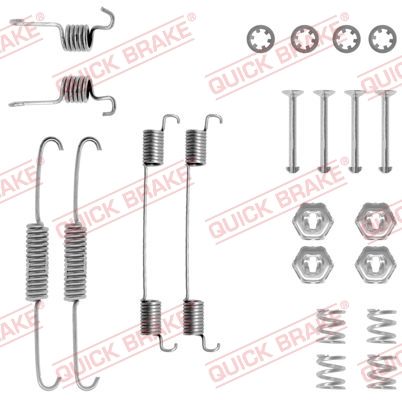 Комплект приладдя, гальмівна колодка, Quick Brake 105-0674