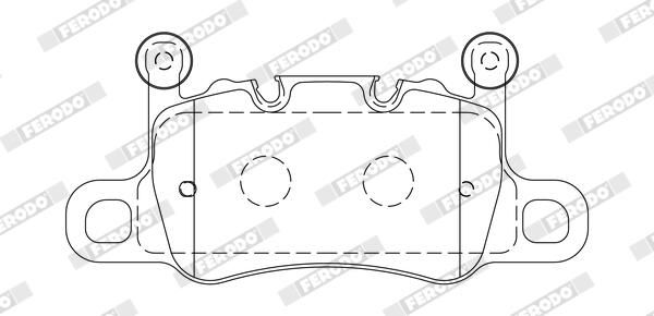 FERODO FDB5024 Brake Pad Set, disc brake