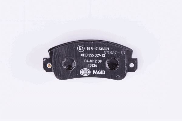 HELLA PAGID 8DB 355 007-121 Brake Pad Set, disc brake