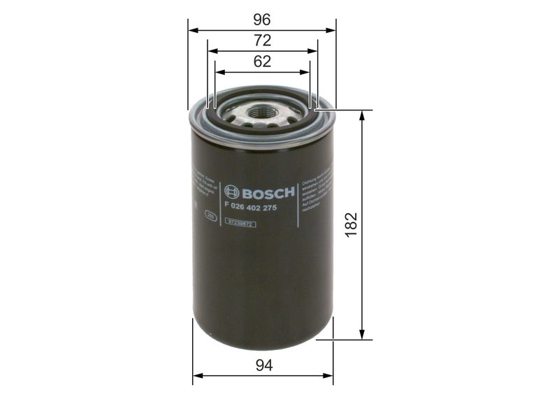 BOSCH F 026 402 275 Fuel Filter