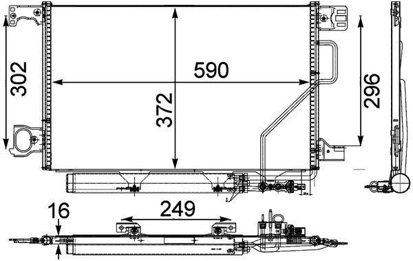 Product Image - Condensor, airconditioning - AC450000P - MAHLE