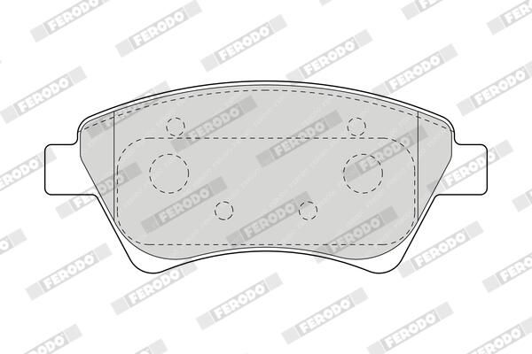 FERODO FDB1544 Brake Pad Set, disc brake