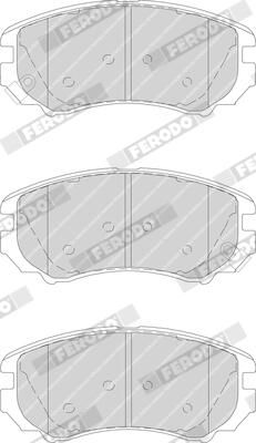 FERODO Plaquettes de frein à disque FDB1733
