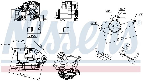 NISSENS 98549 EGR Valve