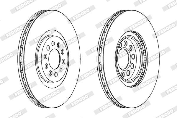FERODO DDF1118C Brake Disc