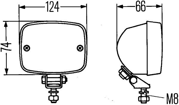 Задня протитуманна фара, Hella 2NE002985-001