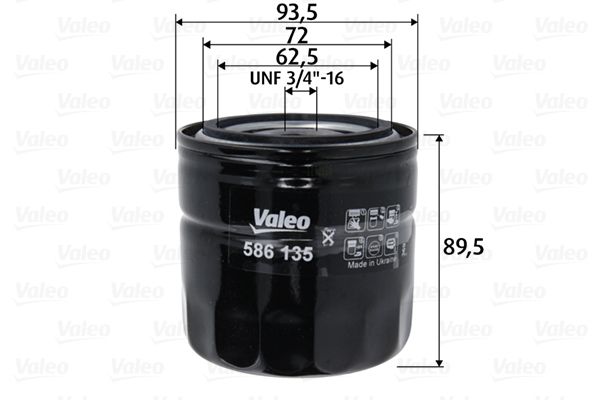 VALEO olajszűrő 586135