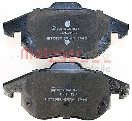 METZGER 1170100 Brake Pad Set, disc brake